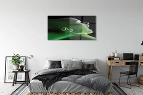 Obraz plexi V čele muž zelenú 125x50 cm