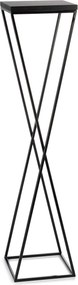 STOJAN NA KVETINÁČ LOFT6 100X24X24 CM ČIERNA