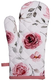 Bavlnená chňapka-rukavica s ružami Rustic Rose - 18*30 cm