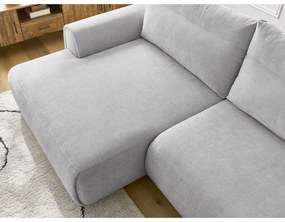 Svetlosivá rohová pohovka Aden – Bobochic Paris