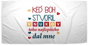 Sablio Uterák Keď Boh stvoril vnukov - 50x100 cm