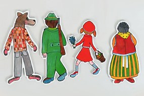 MARIONETINO – Červená Čiapočka – bábky 4 ks