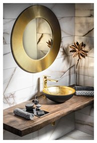 Stojančeková umývadlová batéria v zlatej farbe Spy – Sapho