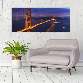 Obraz - Golden Gate Bridge (120x50 cm)