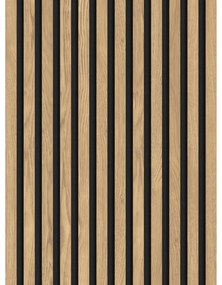 Mexen Lam-F, akustické stenové lamely 275 × 30 cm, plstený podklad 8 mm, technická dyha, borovica klasická, S105-275307-3015-012