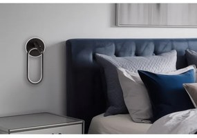 LED Nástenné svietidlo MONET LED/13W/230V + LED/2W 3000/4000/6000K čierna