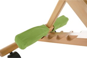 Kondela Ergonomická kľakačka, zelená/buk, GROCO