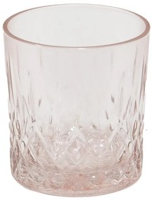 Ružový nápojový pohár Water Pink - Ø 8*9 cm / 300 ml