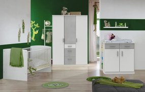 Detská baby postieľka Joker 70x140 cm, biela