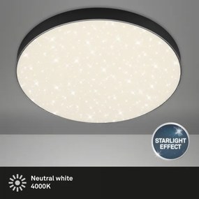 Briloner 7075-415 - LED Stropné svietidlo STAR SKY LED/24,5W/230V pr. 38 cm čierna