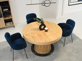 Jedálenský stôl Automoviles (dub + čierna). Akcia -18%. Vlastná spoľahlivá doprava až k Vám domov. 1137084