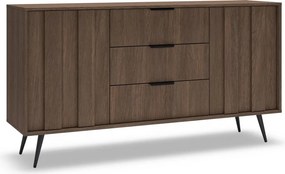 Komoda Flaro 153 cm so zásuvkami - dub dunin