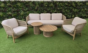 Drevená vypletaná súprava LARA CAROS 3