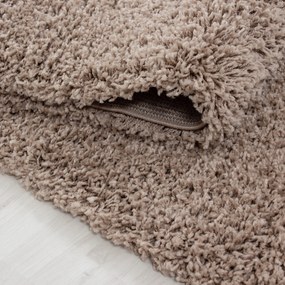 Ayyildiz koberce Kusový koberec Life Shaggy 1500 beige kruh - 80x80 (priemer) kruh cm