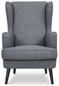 Kreslo s područkami GREY2, sivá