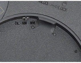 Fulgur 42362 - LED Stropné svietidlo NOMY LED/24W/230V pr. 30 cm čierna