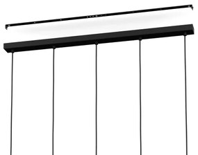 Eglo 390115 - Luster na lanku MAJAGUA 5xE27/40W/230V čierna/zlatá