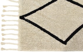 Lorena Canals, Ručne tkaný kusový koberec Bereber Beige, 140x200, béžová, obývacia izba