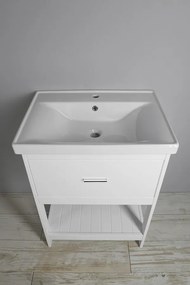 Aqualine Sapho, ETIDE umývadlová skrinka 61,5x86x44 cm, matná biela