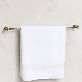 Rea Prism, kúpeľňový vešiak na uteráky 60cm, 9703, zlatá matná, REA-98034