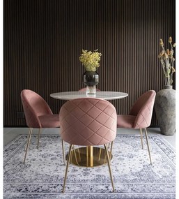 Súprava 2 ružových jedálnych stoličiek House Nordic Geneve