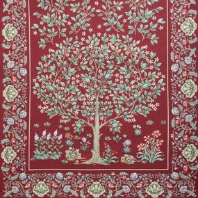 EUROFIRANY GOBELÍNOVÝ BEHÚŇ NA STÔL FESTIVE VERDE1 45X140 CM VZOROVANÝ
