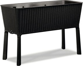 Keter Vyvýšený záhon Easy Grow, antracit, plast, 114 × 49,3 × 75,7 cm