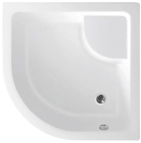 Aqualine Aqualine, Sprchová vanička akrylátová,štvrťkruh 80x80x28cm vrátane nožičiek, R550, C83