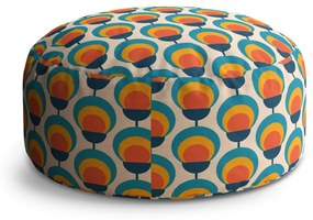 Sablio Taburet Circle Dúhové spektrum: 38x48 cm