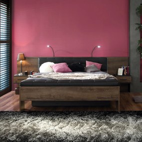 Sconto Posteľ s nočnými stolíkmi BELLEVUE 160x200 cm