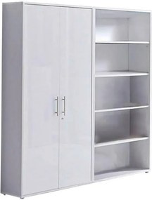 XXXLutz KANCELÁRSKA SKRIŇA, sivá, biela, 168,8/185,6/33 cm MID.YOU - Online Only kancelárie - 001067007504