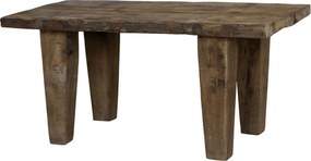 Hnedý drevený konzolový stôl regál Grimaud Unit - 120*40*80 cm