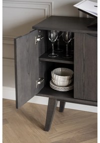 Hnedá nízka komoda v dekore duba 150x85 cm Filippa – Rowico