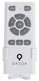 Stropný ventilátor čierny so zaťahovacími lopatkami 107 cm 5-svetiel s diaľkovým ovládaním - Gaiola