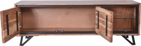 TV stolík z masívu akácie v prírodnej farbe 150x51x40 cm Ambala – Interia Home &amp; Living