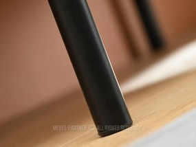 Regál Almasa A2 (dub + čierna). Akcia -21%. Vlastná spoľahlivá doprava až k Vám domov. 1111325