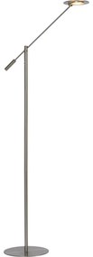 Lucide 19766/09/12 - LED Stmievateľná stojacia lampa ANSELMO LED/9W/230V chróm