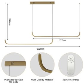 Immax NEO 07228L - LED Stmievateľný luster na lanku PATTINI LED/53W/230V Tuya+DO