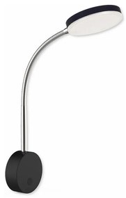 TOP LIGHT Svetlo nástenné Lucy A C, Čierna