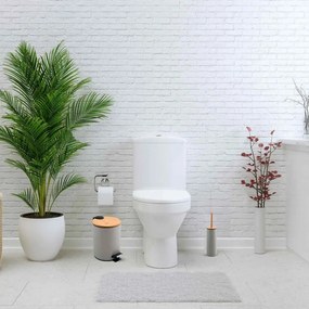 Taupe nášľapný oceľový odpadkový kôš 5 l Adonis – Spirella