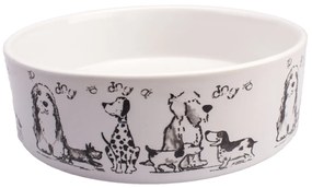 Keramická miska pre psa Dog friends, 15 x 5 cm