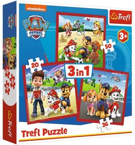 34867 Detské puzzle - Paw Patrol II. - 3v1