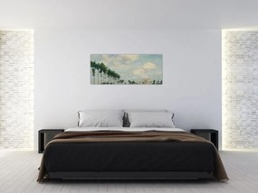 Obraz - Johan Barthold Jongkind, The Towpath, reprodukcia (120x50 cm)