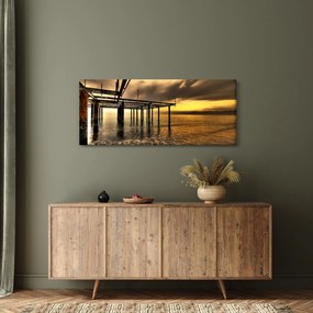 Obraz - Architektúra pri pobreží (120x50 cm)