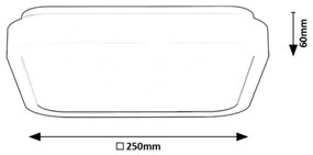 Rabalux 71255 - LED Kúpeľňové stropné svietidlo SAMIRA LED/18W/230V IP44 čierna