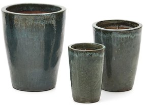 Kvetináče z terakoty v súprave 3 ks ø 47 cm Rotja – Kave Home