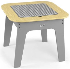 Detský stôl Olaf Blocks tmavosivý s dvoma stoličkami