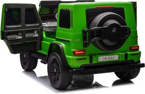 LEAN CARS Mercedes G63 XXL Zelená 24V batéria