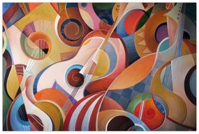 Obraz - Hudobný abstrakt (90x60 cm)