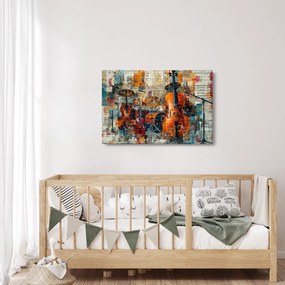 Obraz - Hudobné nástroje (90x60 cm)